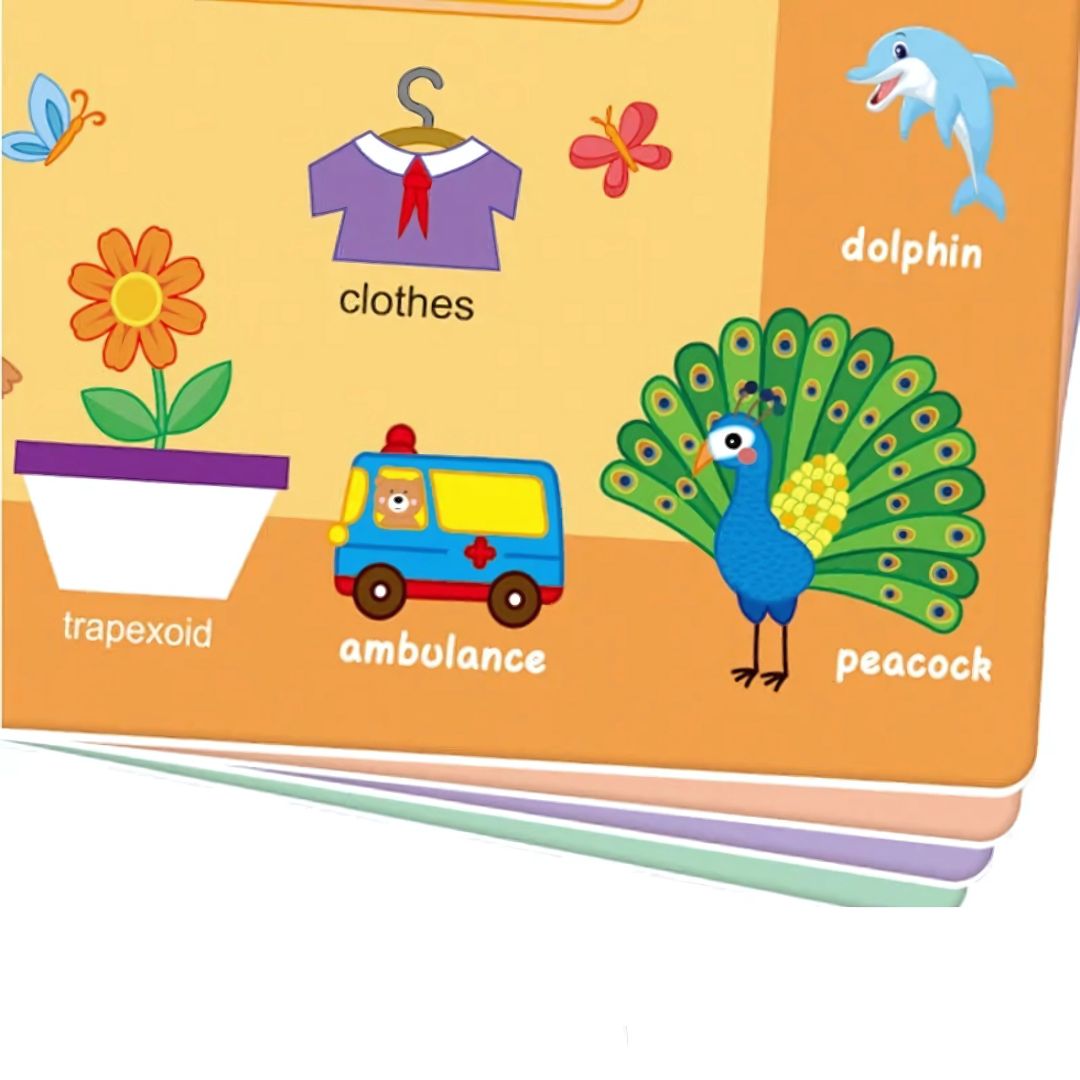 HushPages Montessori Leisebuch – Wasserdichtes Spielbuch – Ab 3 Jahren