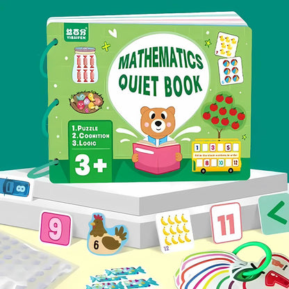HushPages Montessori Leisebuch – Wasserdichtes Spielbuch – Ab 3 Jahren