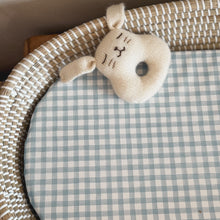 Basket Changing Mat - Blue Gingham