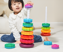 ColorSpin - Baby Spin Bunter Stapelturm