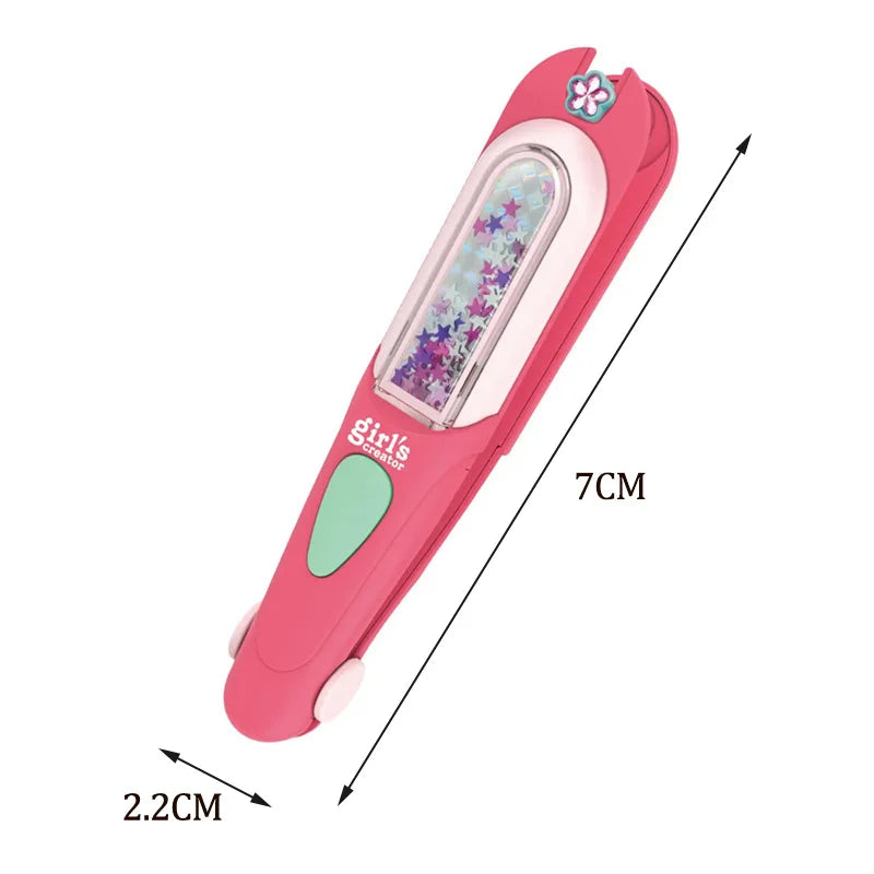 GlamDazzle – Haarschmuck-Stempelset für Kinder ab 6 Jahren