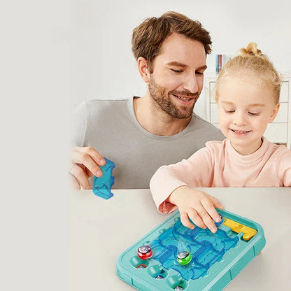TiltTrack – Kugellabyrinth-Puzzlespiel für Kinder ab 5 Jahren – Verbessert Konzentration & räumliches Denken