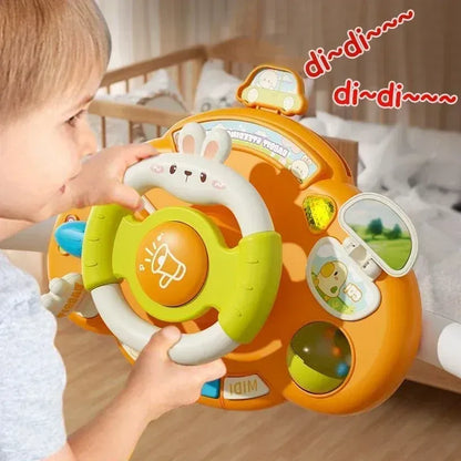 TinyDriver – Leuchtendes Lenkradspielzeug für Babys ab 12 Monaten – Fördert Koordination & Fantasievolles Spielen