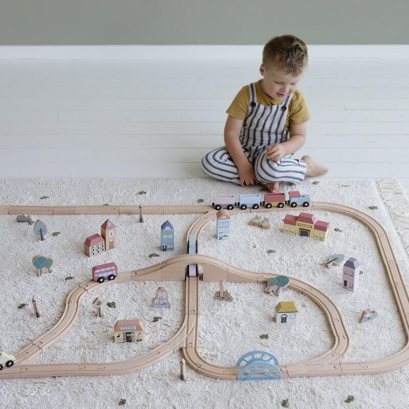 Little Dutch Railway Bundle - Garage