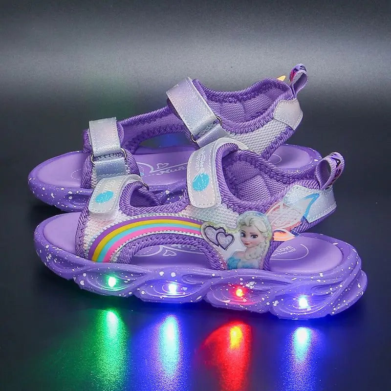 Princess Elsa LED Lights Sandals