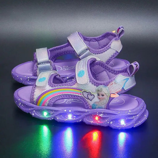 Princess Elsa LED Lights Sandals