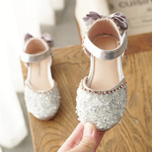 Platte sandalen met strik voor kinderen