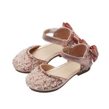Platte sandalen met strik voor kinderen