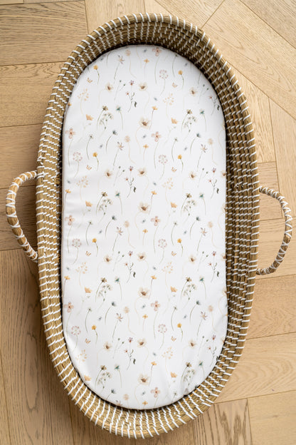 Basket Changing Mat - Spring Flowers