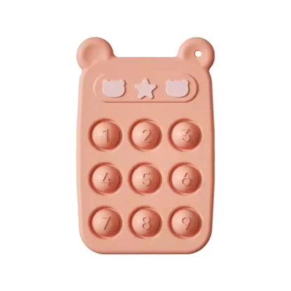 SiliPop - Zappel-Zahlenblock und Beißring aus Silikon für Babys