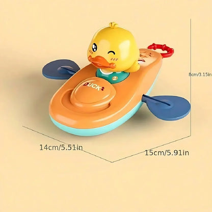 PaddleDuck – Aufziehbares Schwimmendes Badeentchen für Kleinkinder ab 1 Jahr