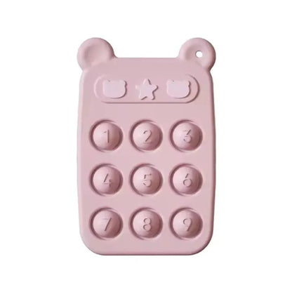 SiliPop - Zappel-Zahlenblock und Beißring aus Silikon für Babys