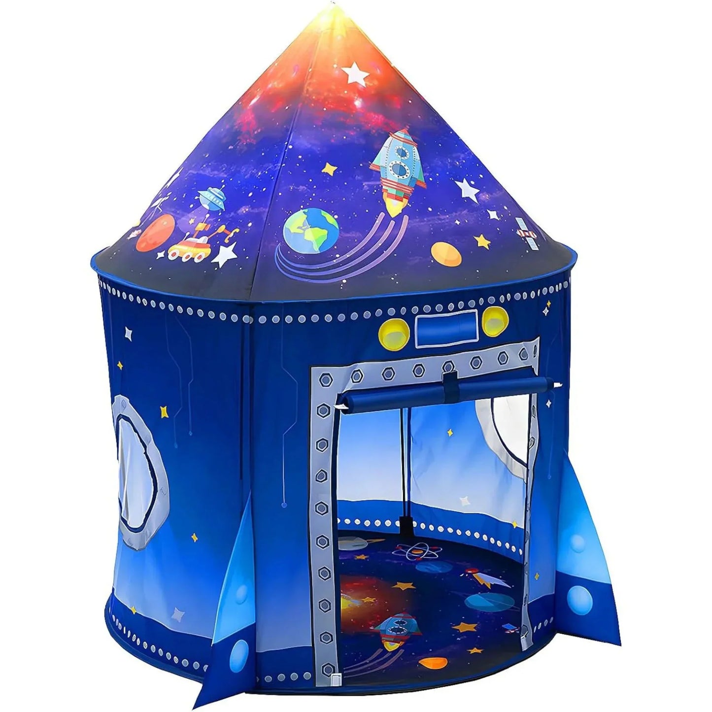 RocketPod – Raketen-Spielzelt Pop-Up Spielhaus für Kinder ab 3 Jahren