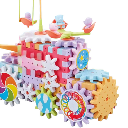 SpinFun - Bildungs-Spielzeugset mit Zahnrädern