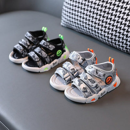 Antislip sandalen met drievoudige klittenband voor kinderen