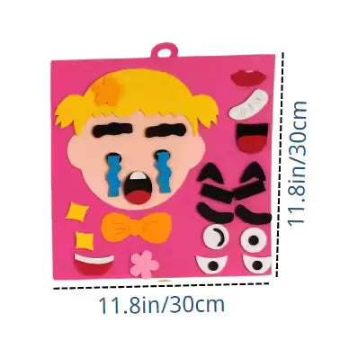 PlayfulMinds – DIY Emotion Puzzle für Kinder ab 3+ – Fördert Emotionale Intelligenz