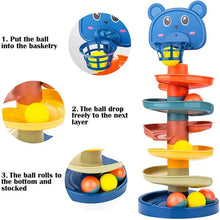 SlideScape – Bären Ball Turm Spielzeug Kleinkinder 1+