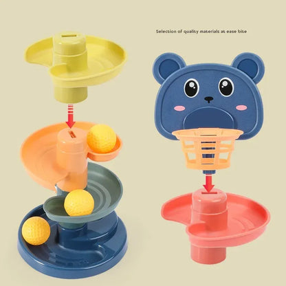 SlideScape – Bären Ball Turm Spielzeug Kleinkinder 1+