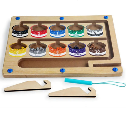 SortNest – Montessori Magnetisches Sortierbrett für Kinder ab 3 Jahren