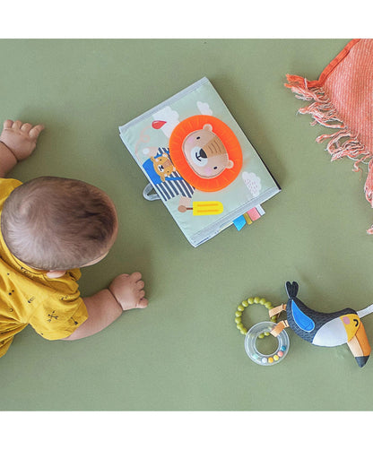 Taf Toys - Książka „Savannah Adventures Tummy Time Book”
