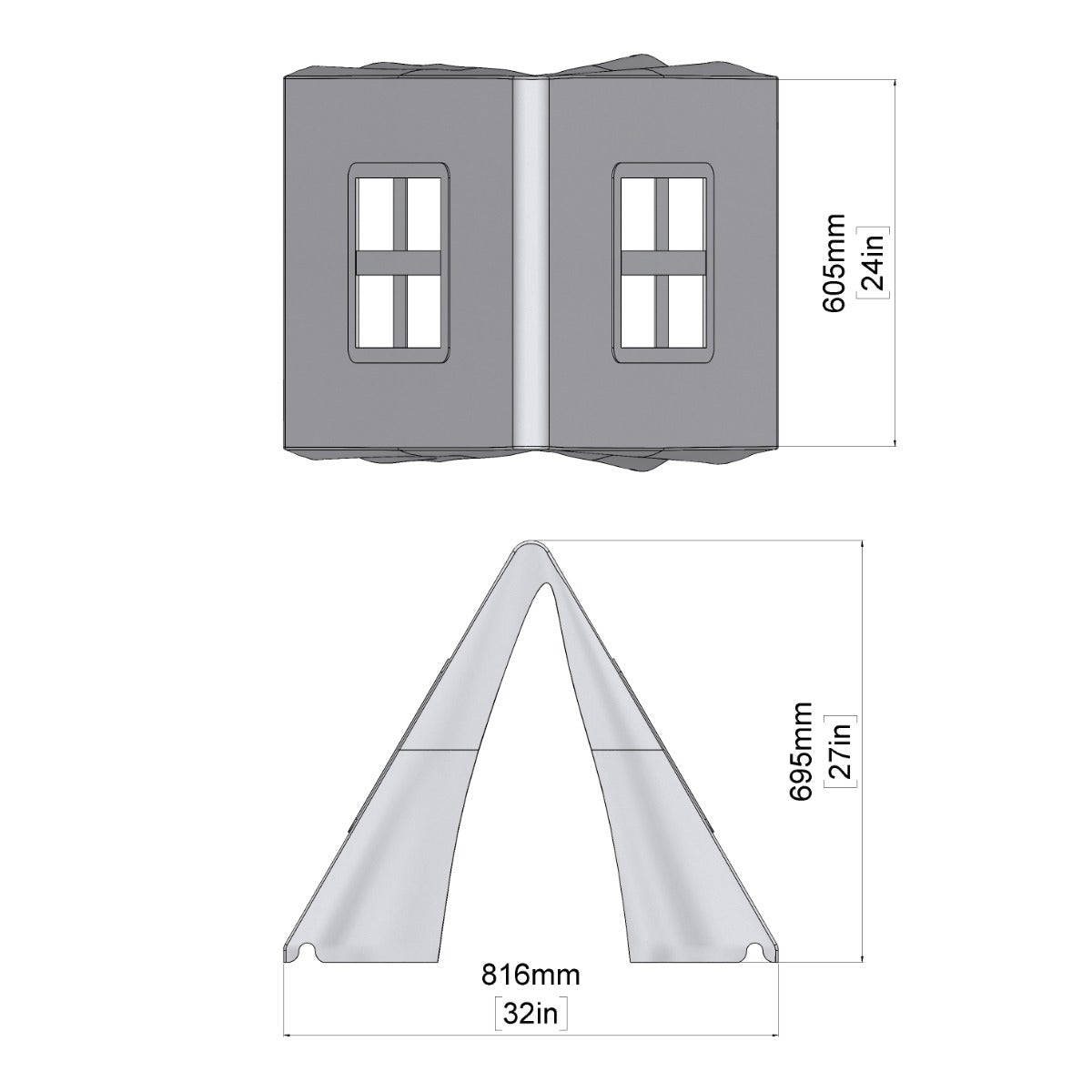 Tent passend voor Rebo Triangle
