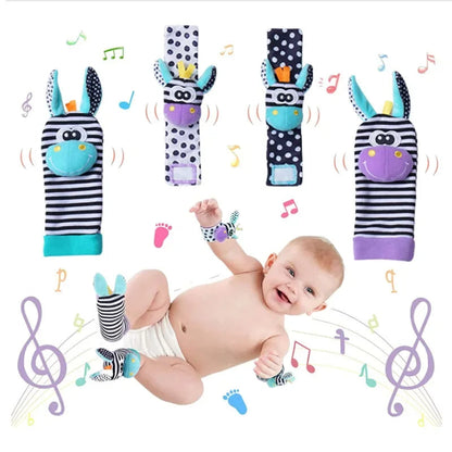 SensoryPlush- Weiche, rasselnde Socken und Armbänder für die ersten Entdeckungen
